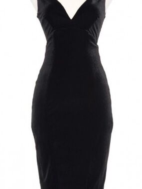 Laura Byrnes Gia Short Dress  Size XL  Black